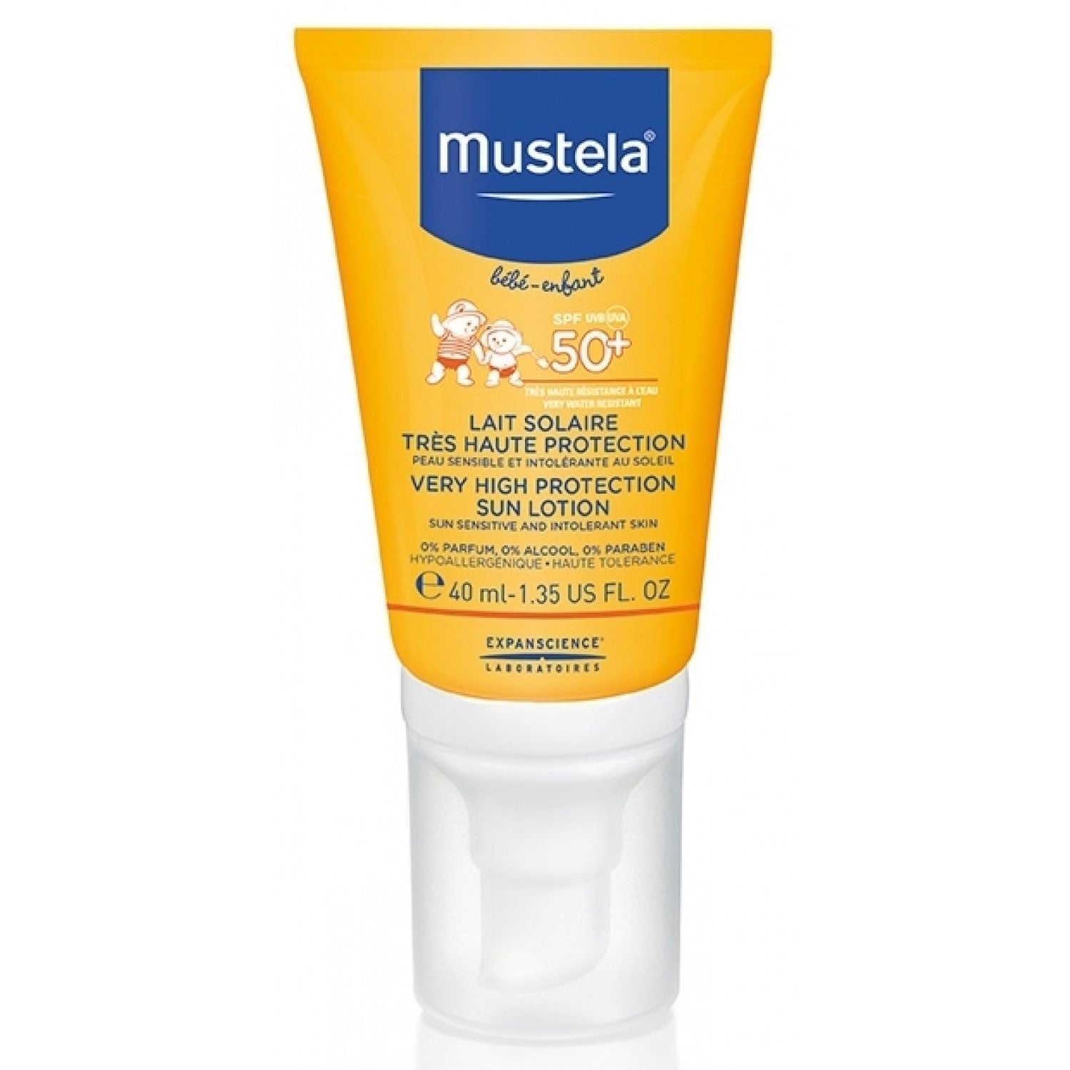 Mustela, Baby, Mineral Sunscreen, Face + Body 40ml