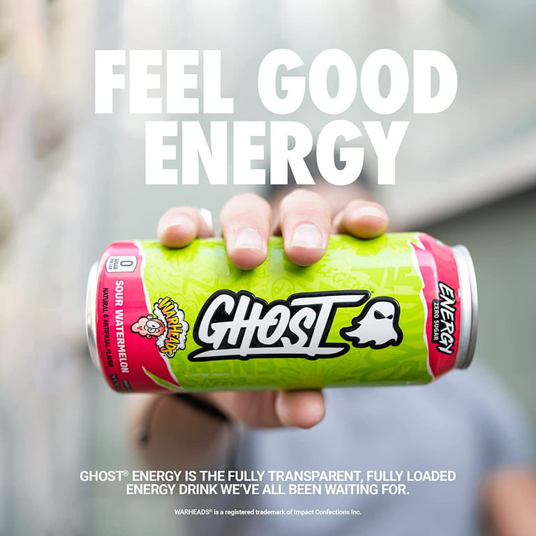 Ghost Energy drink warheads sour watermelon