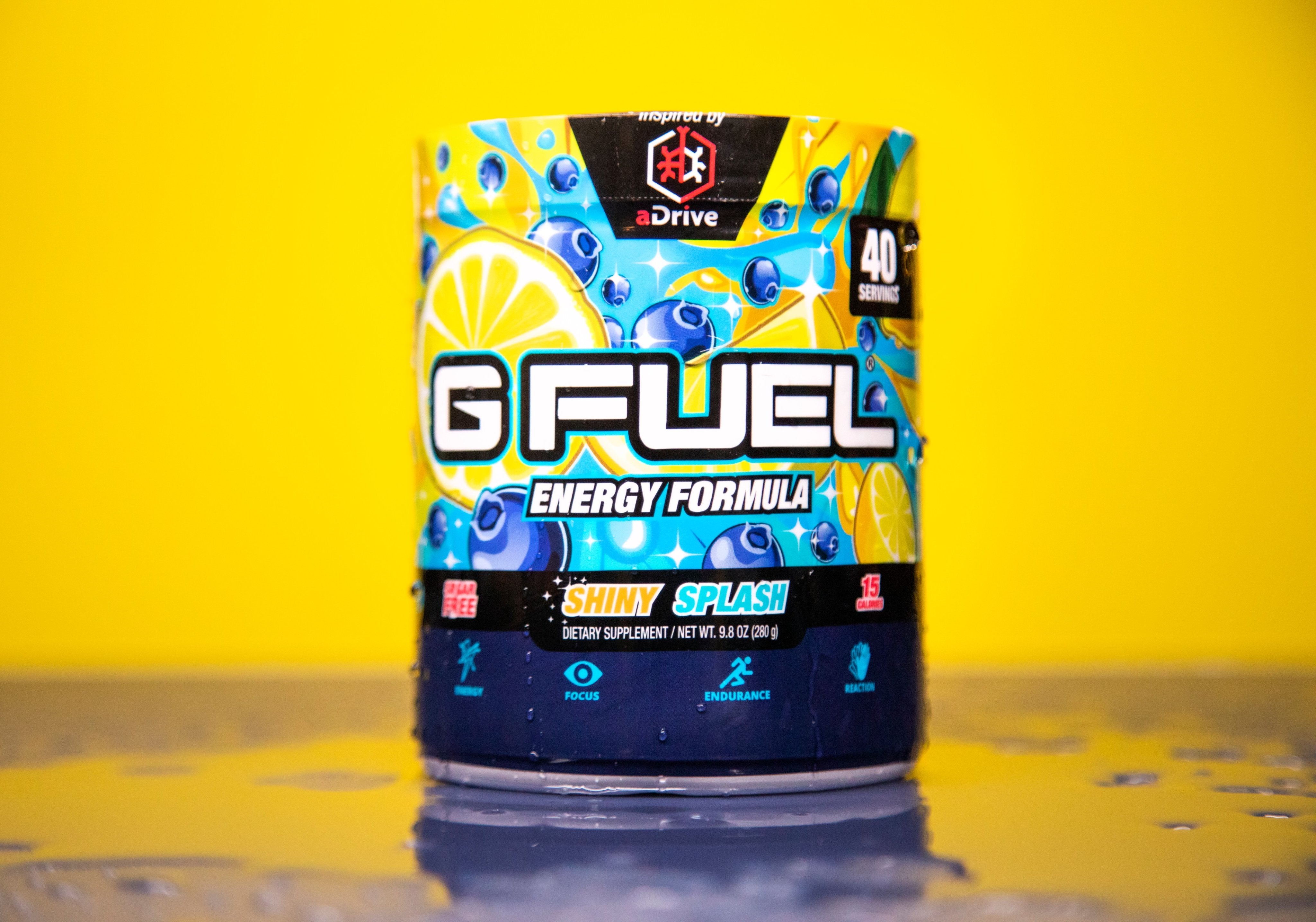 G fuel Shiny Splash energy formula 40 serving