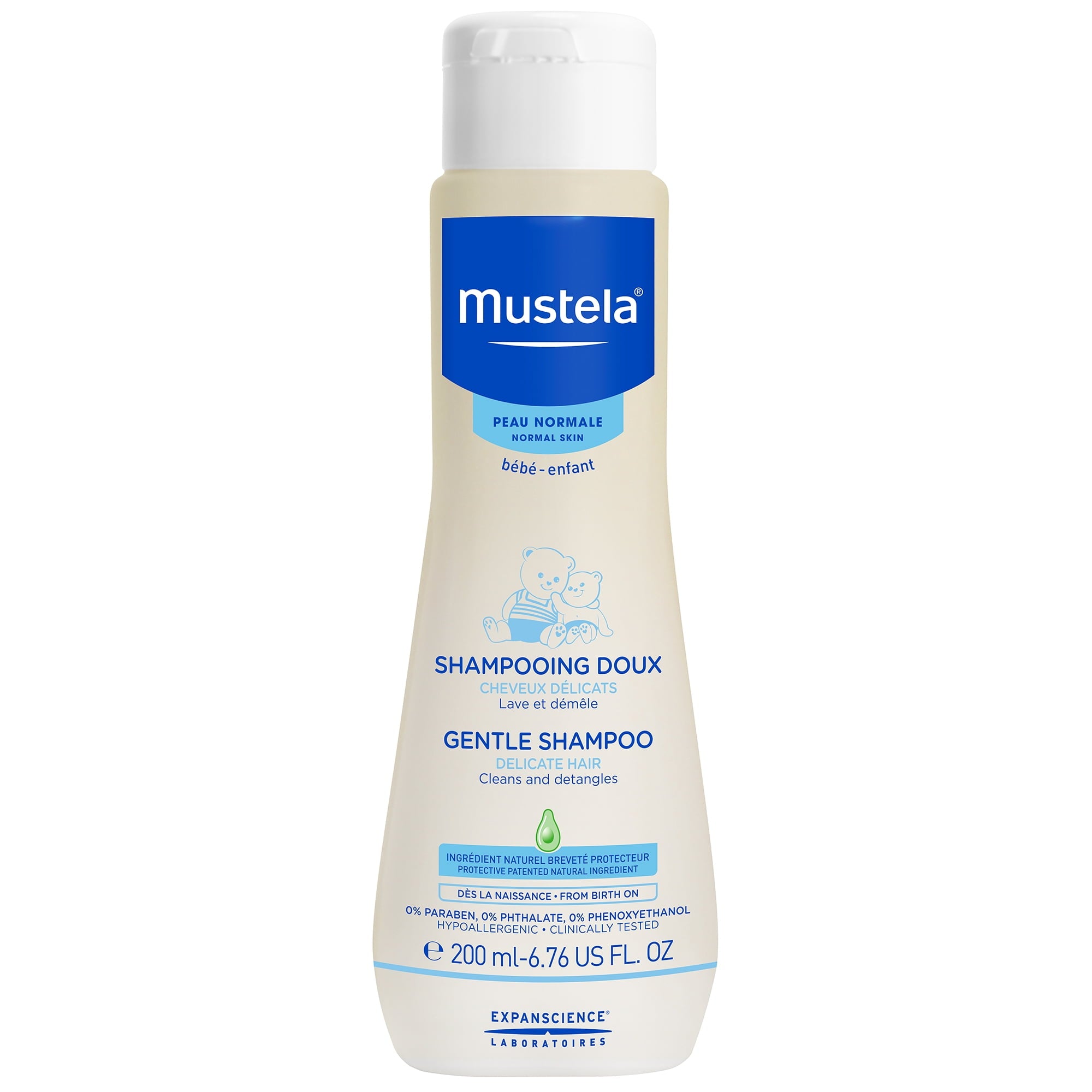 Mustela Gentle Shampoo, Normal Skin, (200 ml)