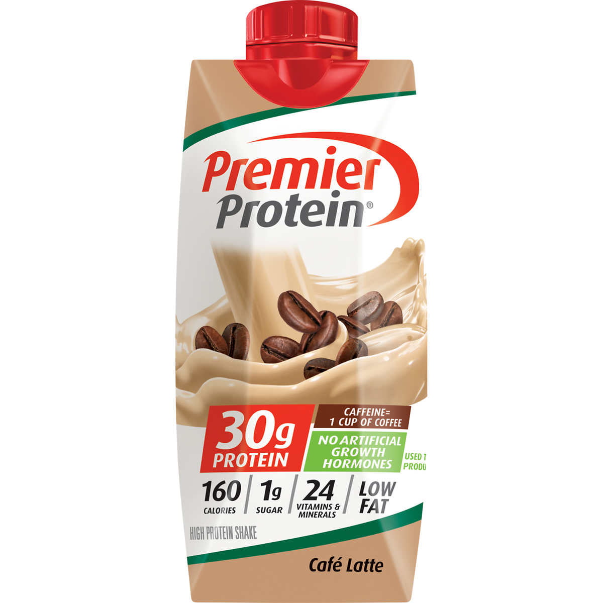 Premier Protein Shake, Cafe Latte, 11 fl oz, 18 ct – Snacks jo