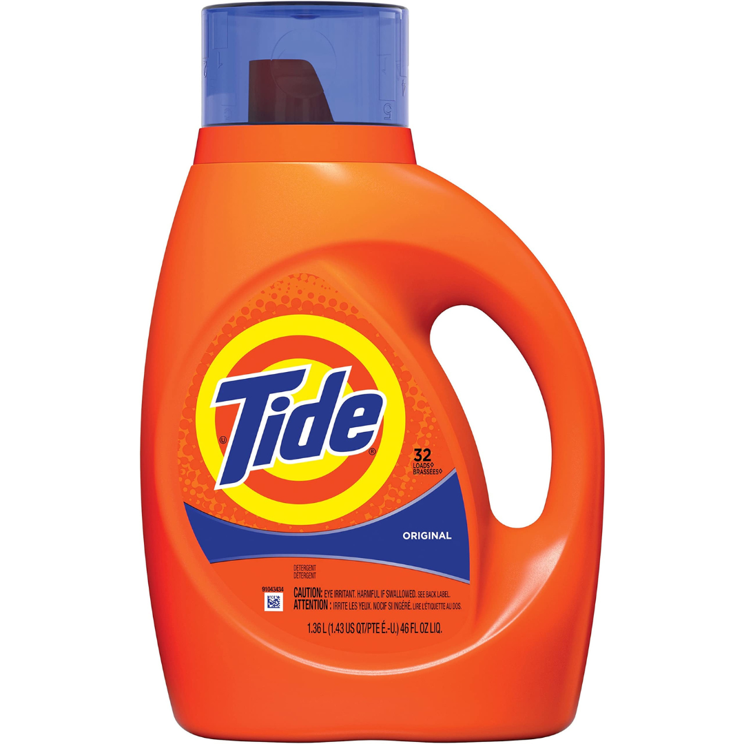 Tide Laundry Detergent Liquid Soap, Original, 32 Loads, 46 Fl Oz, 46 Fl Oz